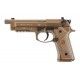 Beretta M9A3 (FDE) Co2 GBB, Beretta just ooze cool - what else would you expect from the Italians? With a rich history in firearms manufacturing, they are perhaps best known for their M9 pistol, seen in film and TV, as well as video games, for decades